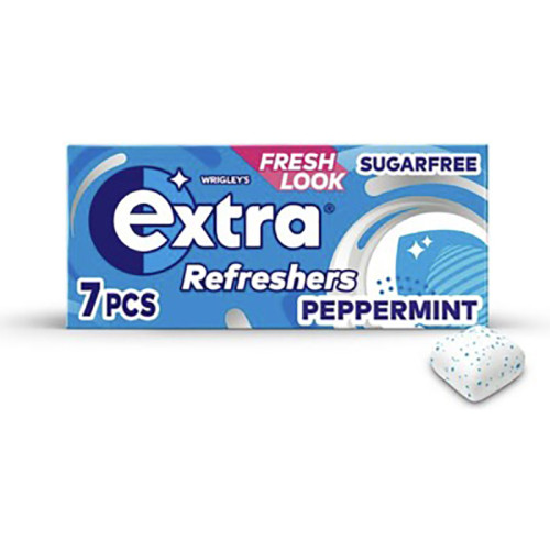 EXTRA REFRESHERS PEPPERMINT 7pcs