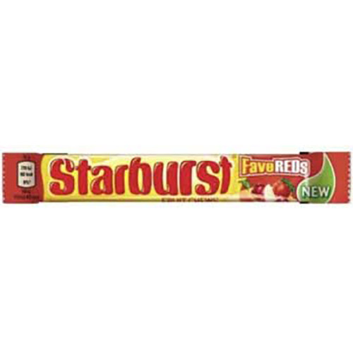 STARBURST FRUIT CHEWS - FAVE RED 45g