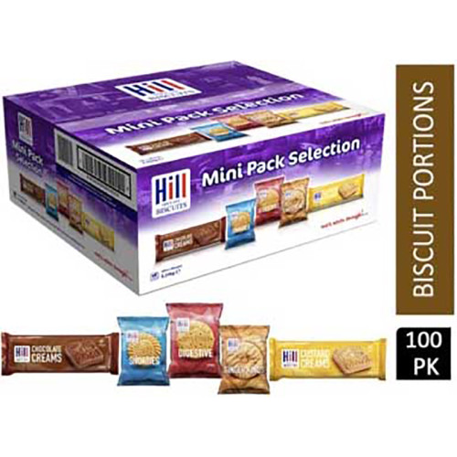 HILL MINI PACK BISCUITS 100s