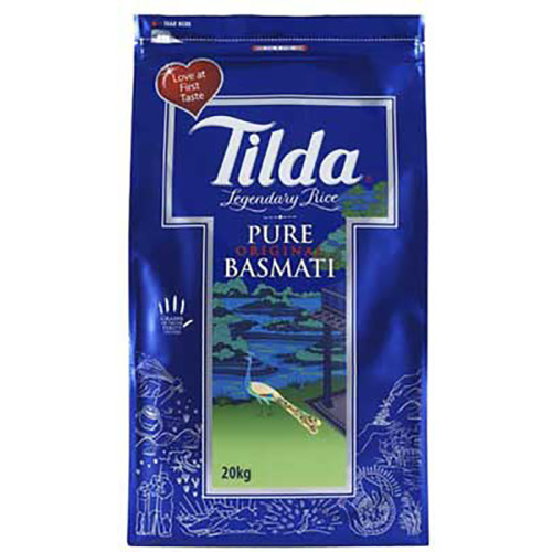 TILDA BASMATI RICE 20KG BAG
