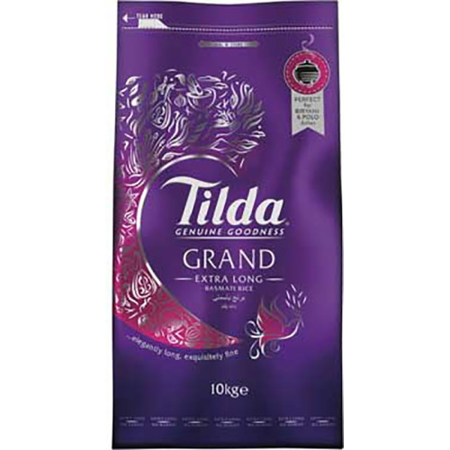 TILDA GRAND WHITE RICE 10KG BAG