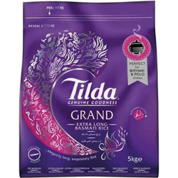 TILDA GRAND WHITE RICE 5KG BAG