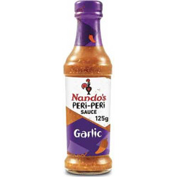 NANDOS GARLIC PERI PERI SAUCE 6X125ML TG030