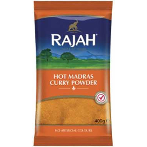 RAJAH HOT MADRAS CRY 400G