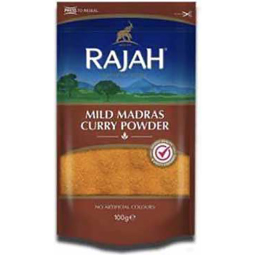 RAJAH MILD MADRAS CURRY 100g POUCH