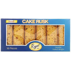 REGAL SOONFI CAKE RUSK 18PCSX14 