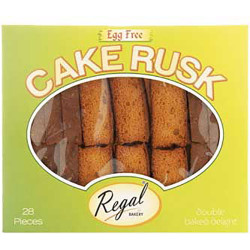 REGAL EGG FREE CAKE RUSK 28PCSX13 