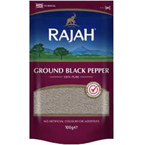 RAJAH GROUND BLACK PEPPER 100g