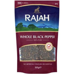 RAJAH WHOLE BLACK PEPPER 00g