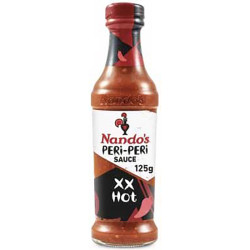 NANDOS EX. EX. HOT PERI PERI SAUCE 6X125ML TG033
