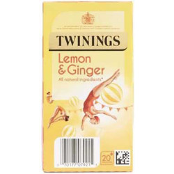 TWININGS INFUSIONS LEMON & GINGER 20s