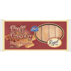 REGAL SWEET PUFF PASTRY FINGERS 200G - 1x200g