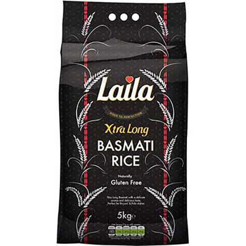 LAILA XTRA LONG GRAIN BASMATI 5kg NON PMP