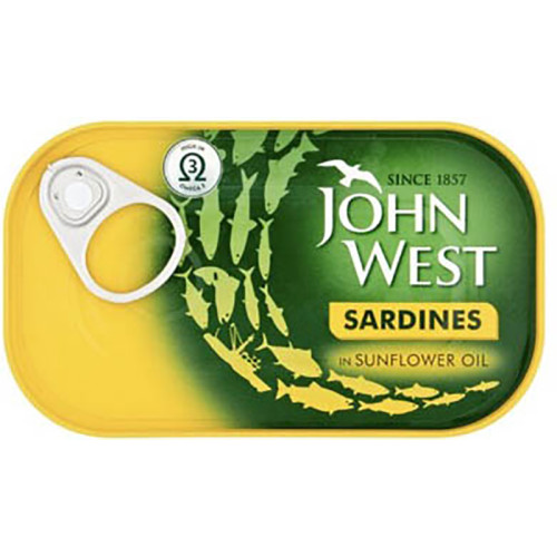 JOHN WEST SARDINES IN OIL 120g
