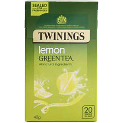 TWININGS GREEN & LEMON 20s
