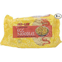 KO-LEE MEDIUM EGGLESS NOODLES 375g