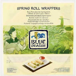 BLUE DRAGON SPRING ROLL WRAPPERS 134g