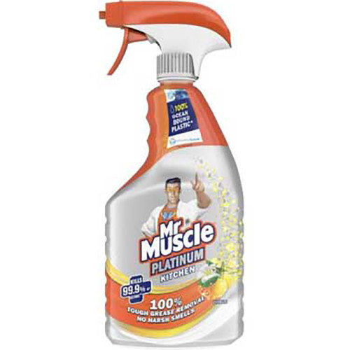 MR MUSCLE PLATINUM ANTIBAC KITCHEN SPRAY 750ML 