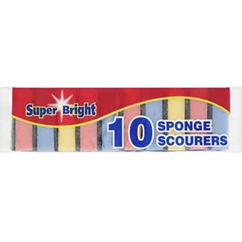 SPONGE SCOURER 10pk