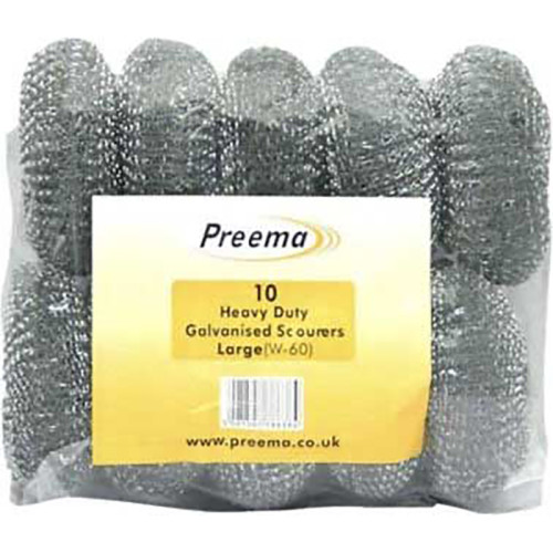 PREEMA GALV SCOURERS HEAVY DUTY LARGE W60X10